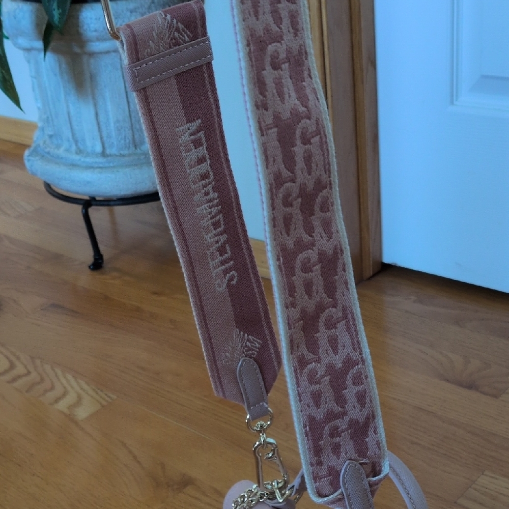 Light Pink Guitar Strap Crossbody Bag - Picture 16 of 16